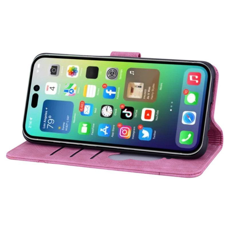 Κάλυμμα iPhone 15 Pro Max με κορδονι Thong Cat Daydream